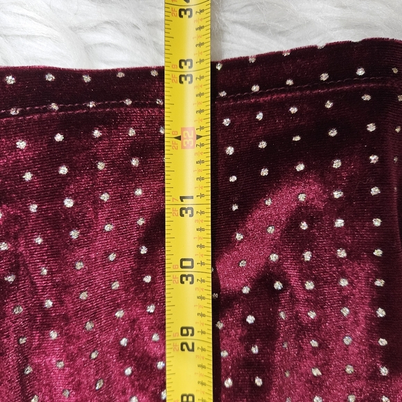 Speechless Burgundy Velvet Long Sleeve Dress - Picture 4 of 9